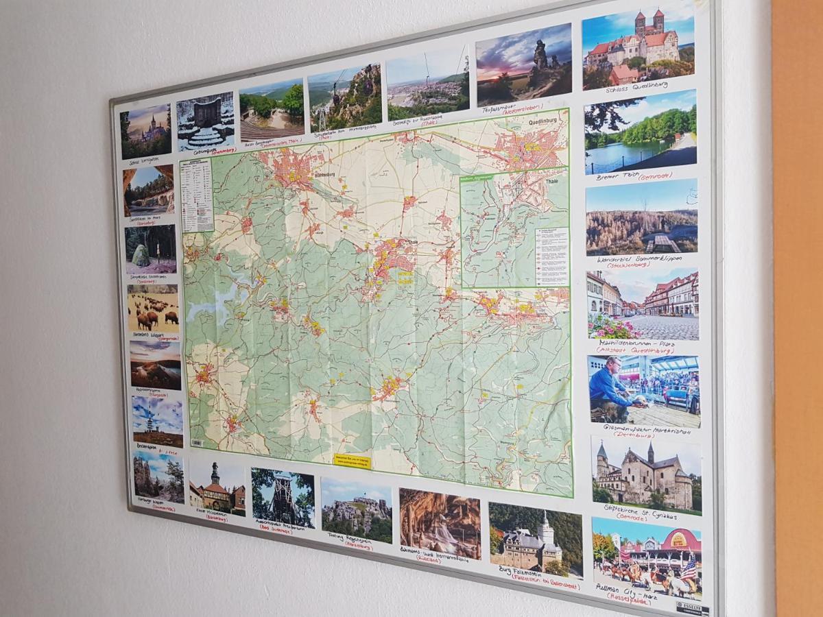 Ferienwohnung Burgenblick Тале Екстериор снимка
